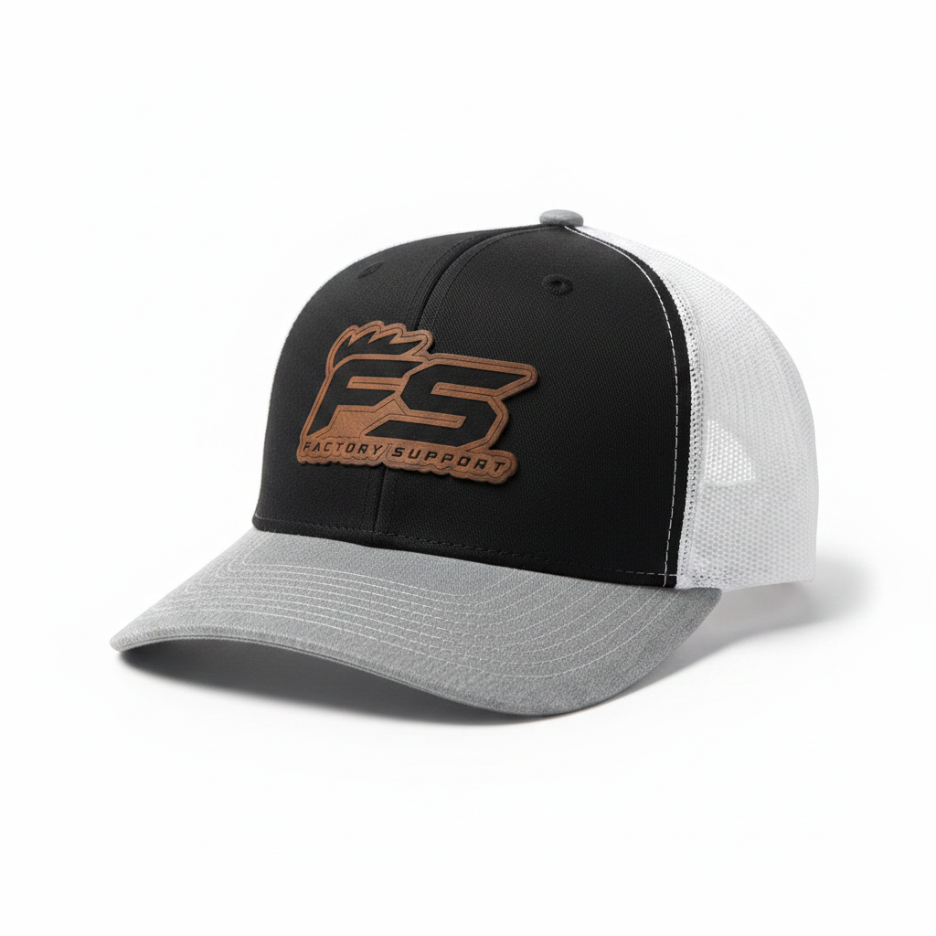 Black/White/Gray Trucker Hat