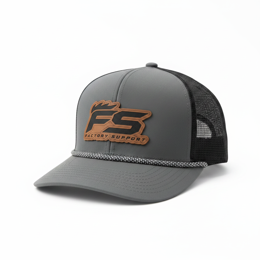 Gray/Black Rope Hat
